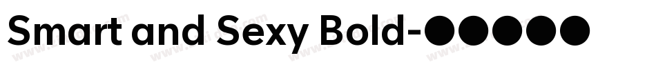 Smart and Sexy Bold字体转换